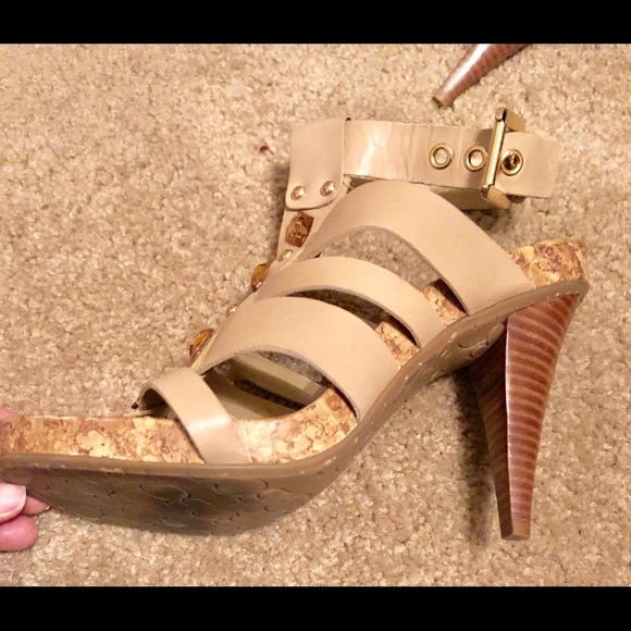 BCBG cork heels - Picture 1 of 3